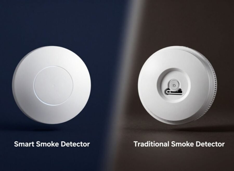 Smart Smoke Detector vs. Traditional Smoke Detector Smart Smoke Detector vs. Traditional Smoke Detector