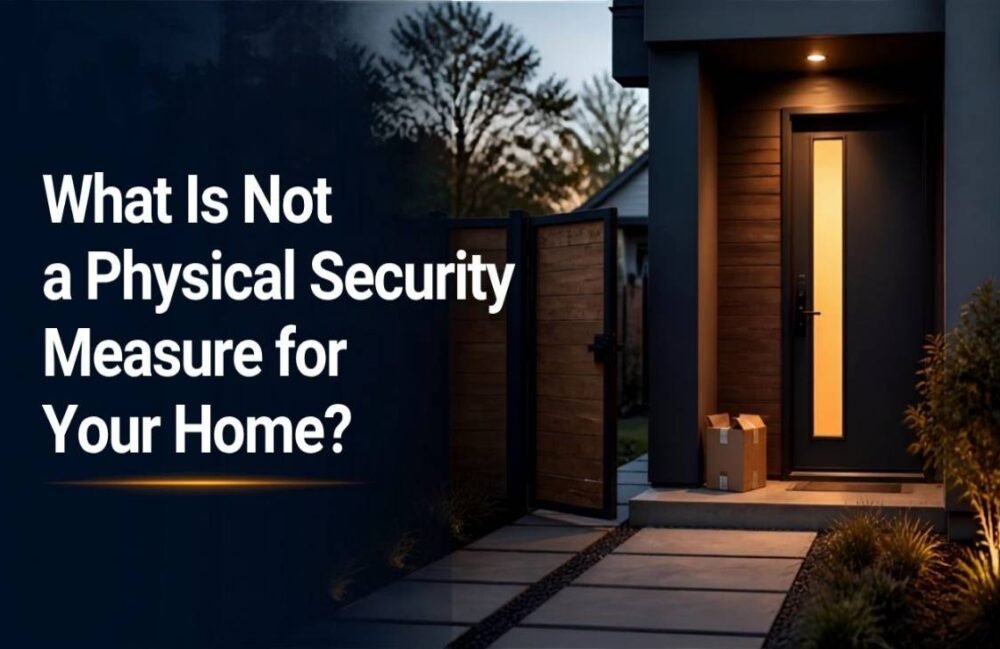 What Is Not a Physical Security Measure for Your Home