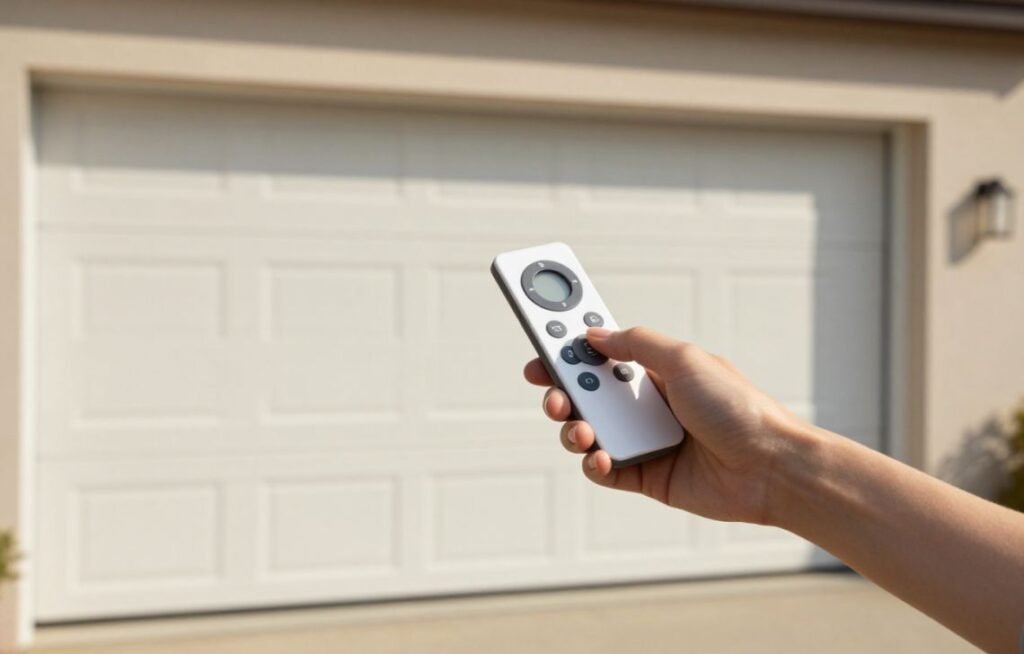how to set remote control for garage door