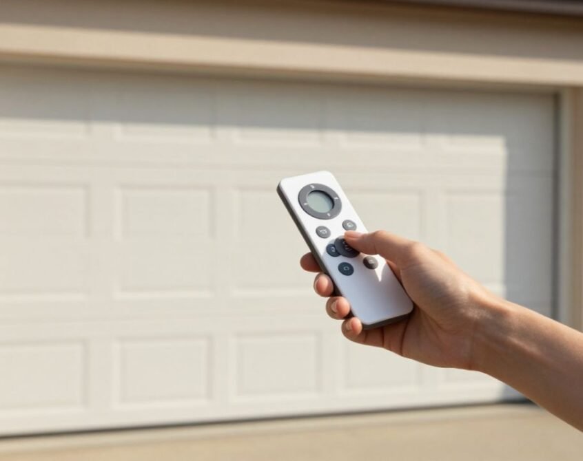 how to set remote control for garage door