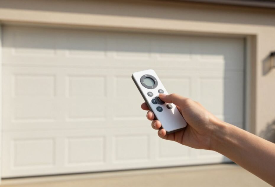 how to set remote control for garage door