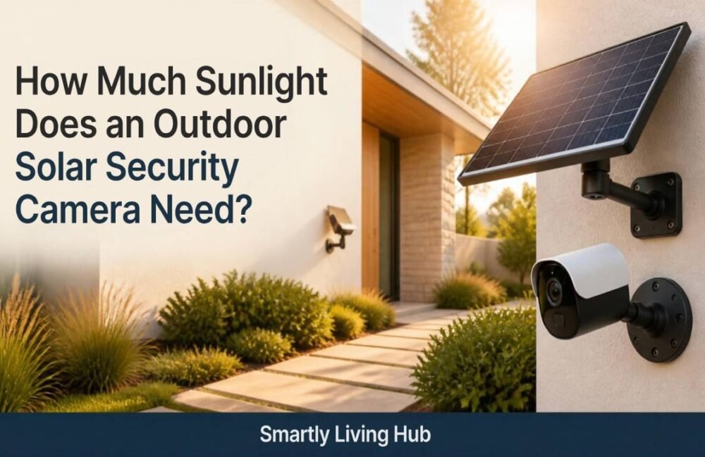 How Much Sunlight Does an Outdoor Solar Security Camera Need