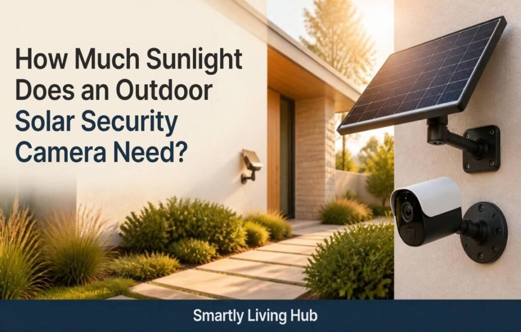 How Much Sunlight Does an Outdoor Solar Security Camera Need