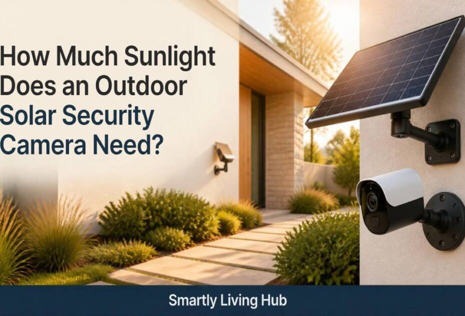 How Much Sunlight Does an Outdoor Solar Security Camera Need