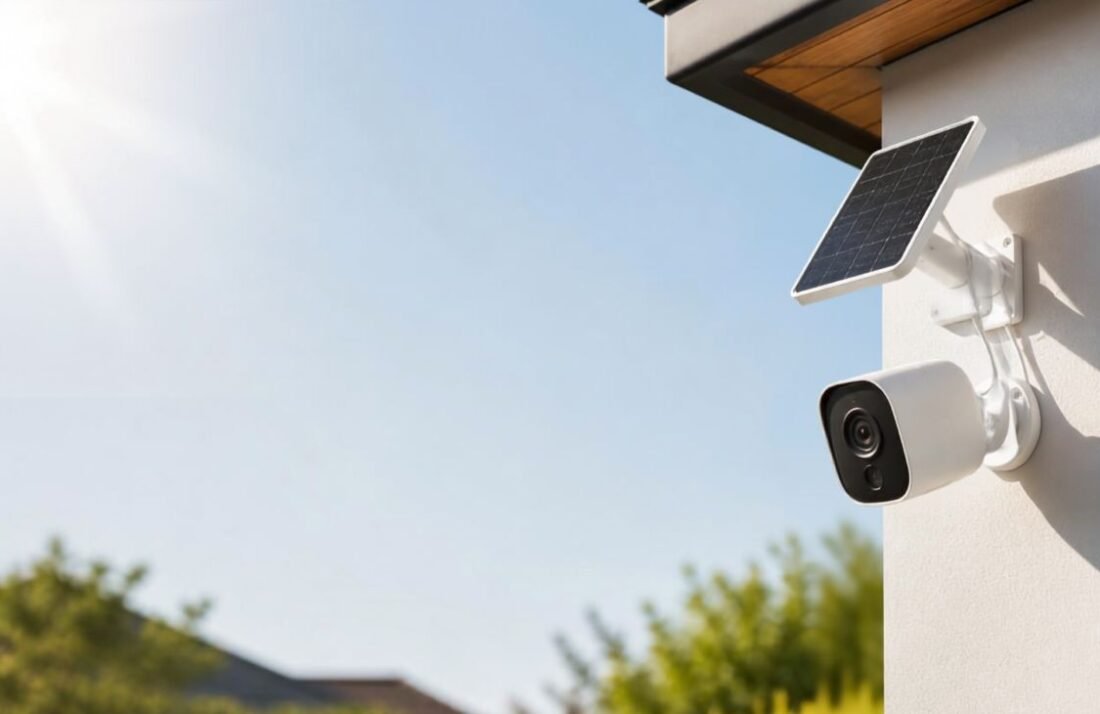 how much sunlight does outdoor solar security camera need