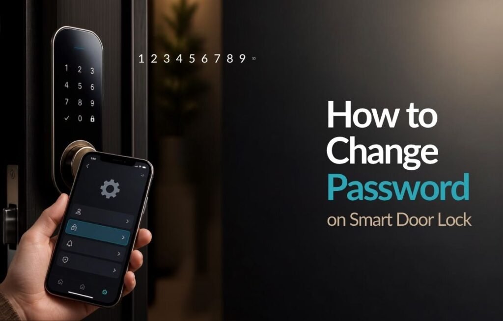 how to change password on smart door lock