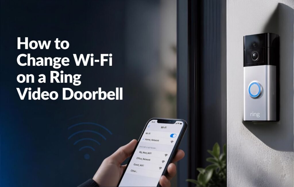 how to change wifi on ring video doorbell