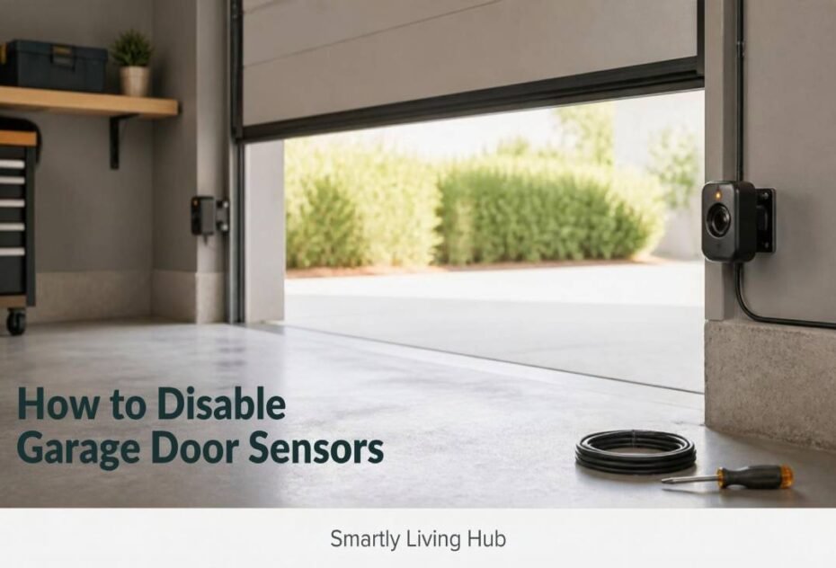 How to Disable Garage Door Sensors