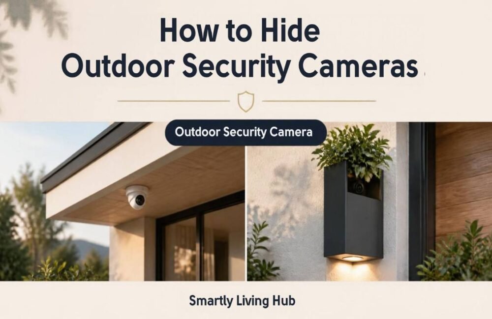 how to hide outdoor security cameras