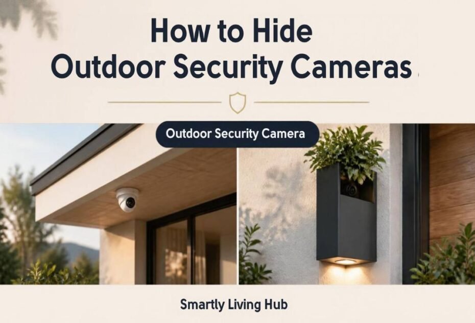 how to hide outdoor security cameras
