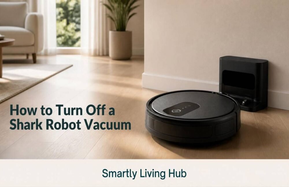 How to Turn Off a Shark Robot Vacuum