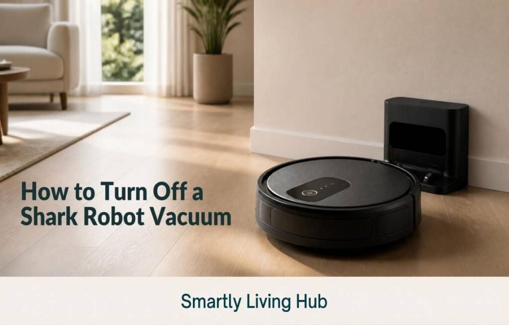 How to Turn Off a Shark Robot Vacuum