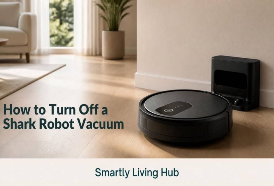 How to Turn Off a Shark Robot Vacuum